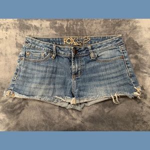 Fox Denim Shorts Size 5